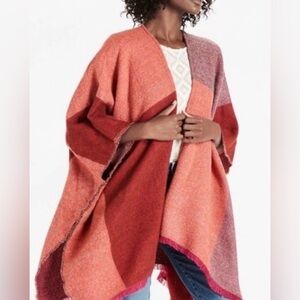 Lucky Brand poncho kimono one size